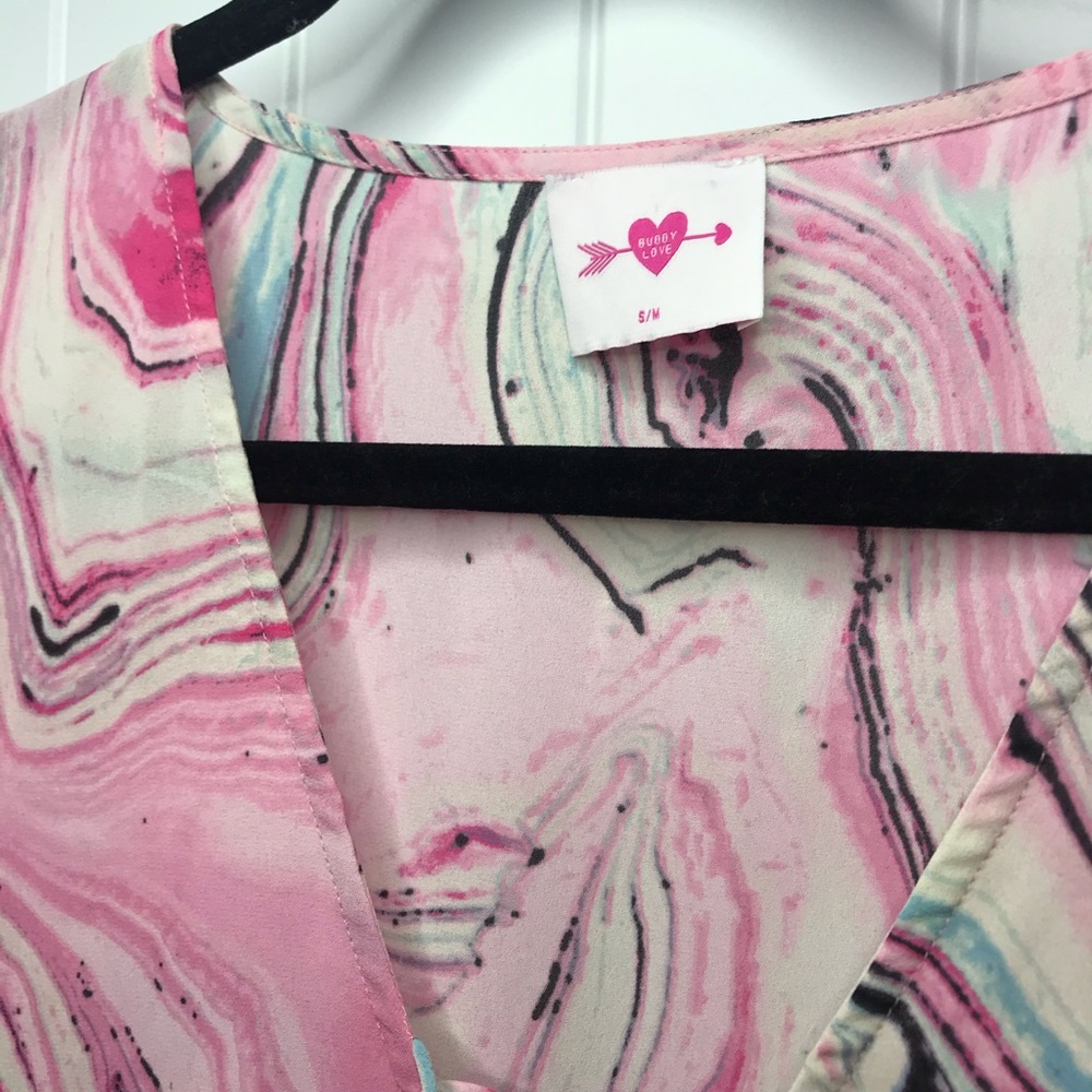 Buddy Love Maxi Tortola Marble Cover Up Like new - Picture 3 of 6